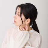 サージカルステンレスフープピアス アレルギー対応素材 天然石 | feu | 詳細画像12