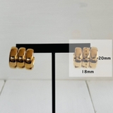 ボリュームフープピアス アクセント アイキャッチ | feu | 詳細画像4 