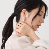 フープピアス ボリューム モコモコ | feu | 詳細画像3 