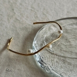 ゴールド | バングル 樹脂パール ニュアンス | feu