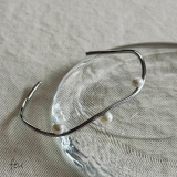 シルバー | バングル 樹脂パール ニュアンス | feu