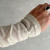 SILVER925チェーンブレスレット バングル アクセント | feu | 詳細画像11 