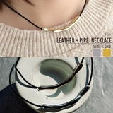 革ひも レザー チョーカーネックレス | feu | 詳細画像1 