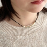 革ひも レザー チョーカーネックレス | feu | 詳細画像9 