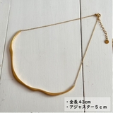 サージカルステンレス アレルギー対応素材 ショートネックレス | feu | 詳細画像4