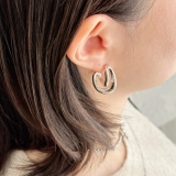 ピアス アクセントデザイン フープ | feu | 詳細画像9 