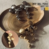 ロングピアス 揺れる メタル | feu | 詳細画像1