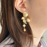 ロングピアス 揺れる メタル | feu | 詳細画像2