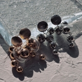 ロングピアス 揺れる メタル | feu | 詳細画像3