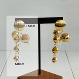 ロングピアス 揺れる メタル | feu | 詳細画像4