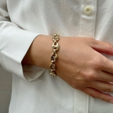 チェーンブレスレット ボリュームチェーン ユニセックス | feu | 詳細画像11 