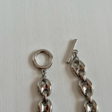 チェーンブレスレット ボリュームチェーン ユニセックス | feu | 詳細画像6 