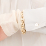 チェーンブレスレット ボリュームチェーン ユニセックス | feu | 詳細画像9 