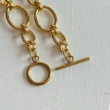 サージカルステンレス チェーンブレスレット おおぶり | feu | 詳細画像5 