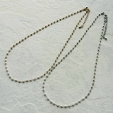 ショートネックレス ボールチェーン シルバーゴールド | feu | 詳細画像8 