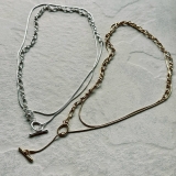 ロングネックレス マンテル Y字 | feu | 詳細画像15 