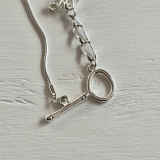 ロングネックレス マンテル Y字 | feu | 詳細画像5 