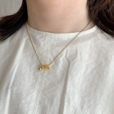 サージカルステンレス チェーンネックレス 天然石 | feu | 詳細画像13 