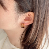 ミニフープピアス クリア樹脂 小ぶり | feu | 詳細画像15