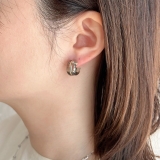ミニフープピアス クリア樹脂 小ぶり | feu | 詳細画像18
