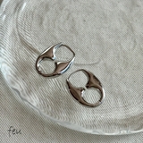 シルバー | フープピアス インパクト シルバーゴールド | feu