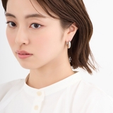 フープピアス 軽量 シルバーゴールド | feu | 詳細画像9 