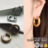 サージカルステンレス フープピアス シンプル | feu | 詳細画像1 