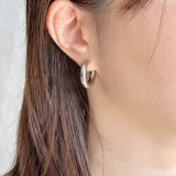 サージカルステンレス フープピアス シンプル | feu | 詳細画像10 