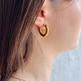 サージカルステンレス フープピアス シンプル | feu | 詳細画像8 