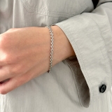 チェーンブレスレット Y2Kファッション ハートチェーン | feu | 詳細画像9 