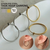 サージカルステンレス イヤリング イヤーカフ | feu | 詳細画像1 