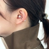 サージカルステンレス イヤーカフ 樹脂パール | feu | 詳細画像2 