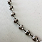 ネックレス ボールチェーン アシンメトリーきらきら | feu | 詳細画像7 