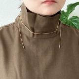 サージカルステンレス ロングネックレス スネークチェーン | feu | 詳細画像14 