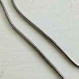 サージカルステンレス ロングネックレス スネークチェーン | feu | 詳細画像5 