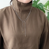 サージカルステンレス ロングネックレス スネークチェーン | feu | 詳細画像8 