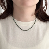 メタルビーズネックレス ショート ジェンダーレスデザイン | feu | 詳細画像12 