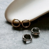 サージカルステンレス フープピアス アレルギー対応素材 | feu | 詳細画像2 