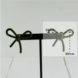 リボンピアス ベロア クラシカル | feu | 詳細画像4 