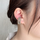 フリーサイズリング 変形クロス 異素材ミックス | feu | 詳細画像16 