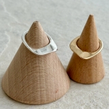 リング 変形メタル シルバーゴールド | feu | 詳細画像4 