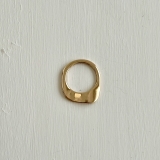 リング 変形メタル シルバーゴールド | feu | 詳細画像6 