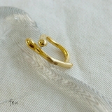 ゴールド | リング 変形メタル シルバーゴールド | feu