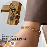 サージカルステンレス チェーンブレスレット ボリューム | feu | 詳細画像1 