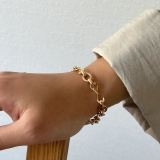 サージカルステンレス チェーンブレスレット ボリューム | feu | 詳細画像15 