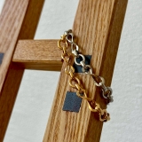 サージカルステンレス チェーンブレスレット ボリューム | feu | 詳細画像18 