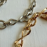 サージカルステンレス チェーンブレスレット ボリューム | feu | 詳細画像7 