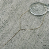 ゴールド | ネックレス Y字 きらきら | feu