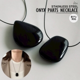 オニキス ネックレス ブラックコード | feu | 詳細画像1 