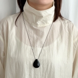 オニキス ネックレス ブラックコード | feu | 詳細画像2 